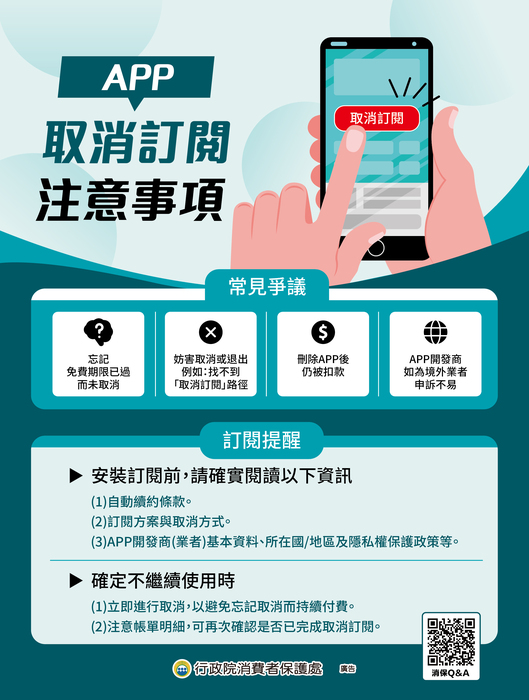 APP取消訂閱注意事項