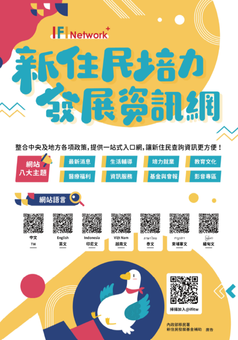 新住民培力發展資訊網站