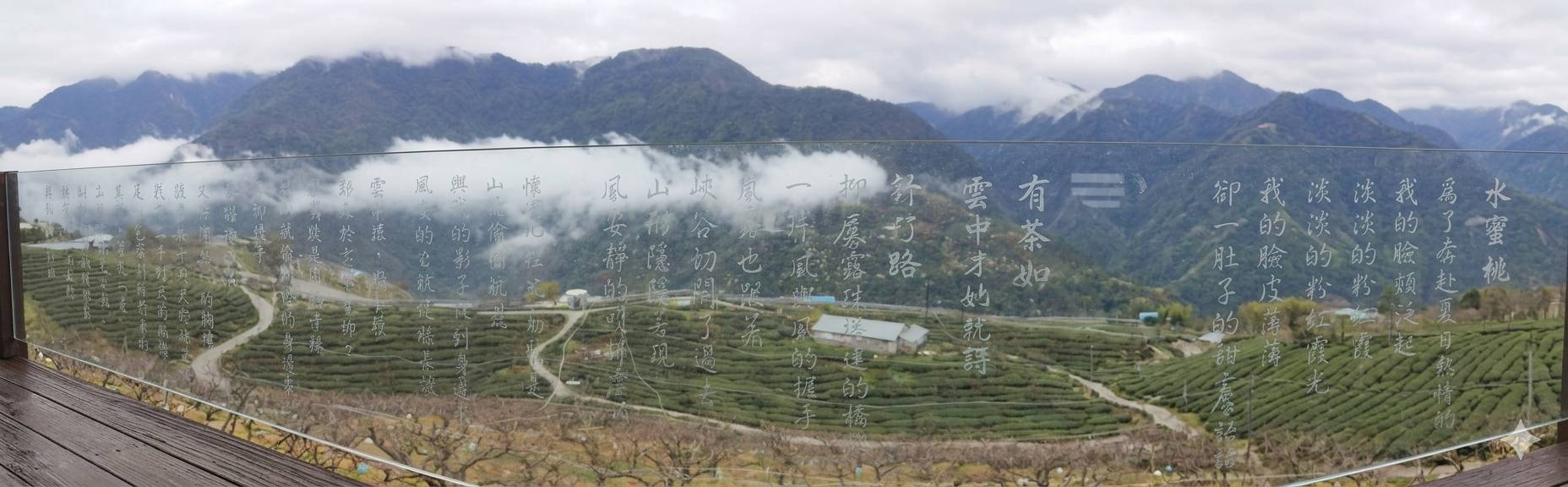 詩人路寒袖為望山長廊寫的--雲中路